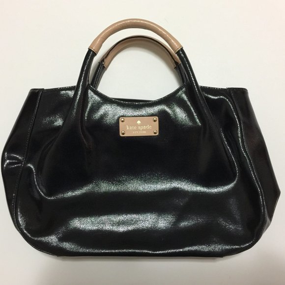 KATE SPADE NEW PATENT LEATHER TOTE - Picture 1 of 4